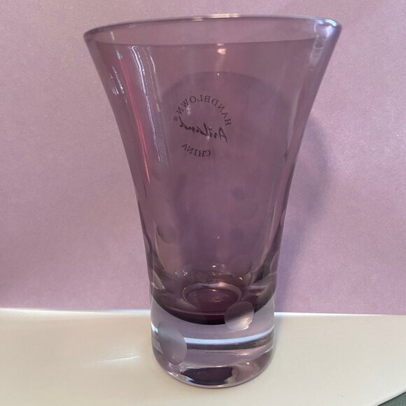 Artland Tall Shot Glass ~ Purple Amethyst ~ Handblown Glass ~ 3 1/8" Tall - Picture 1 of 4